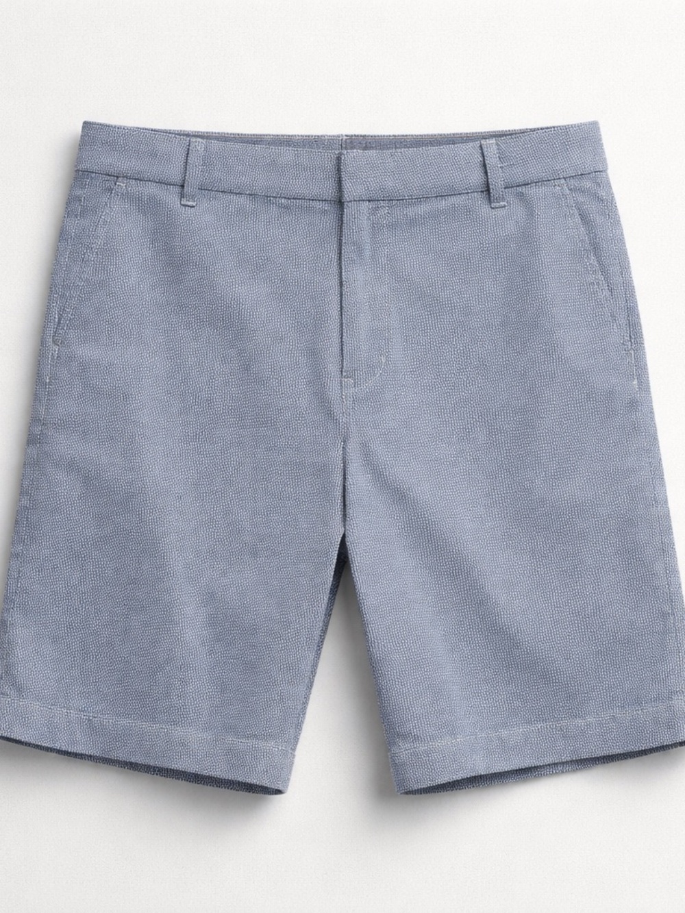 Tommy Hilfiger Light Blue Textured Bermuda Shorts